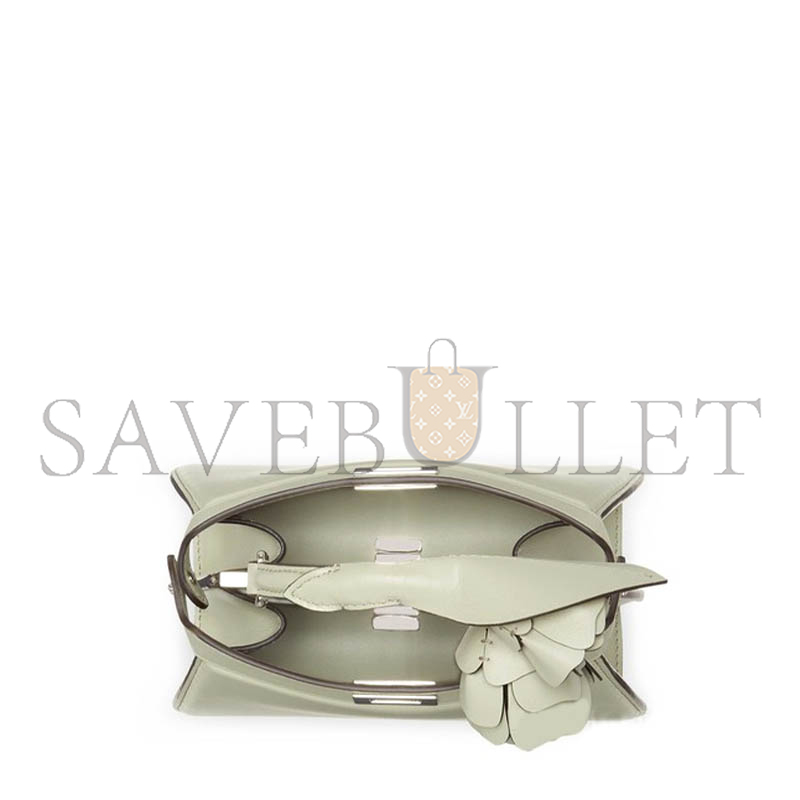 F**di peekaboo i see u satchel green tea 8bn335anszf1k3i (20*15*10.5cm)